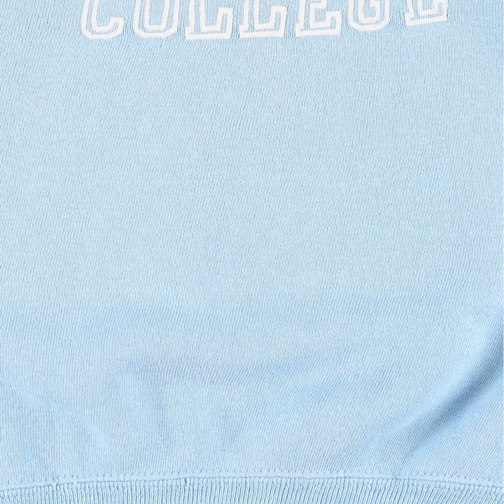 Vintage 1950s-1960'S Triple Print College Sweatshirt (Men's Size S equivalent) unclear Blue type light blue Vintage Second Hand