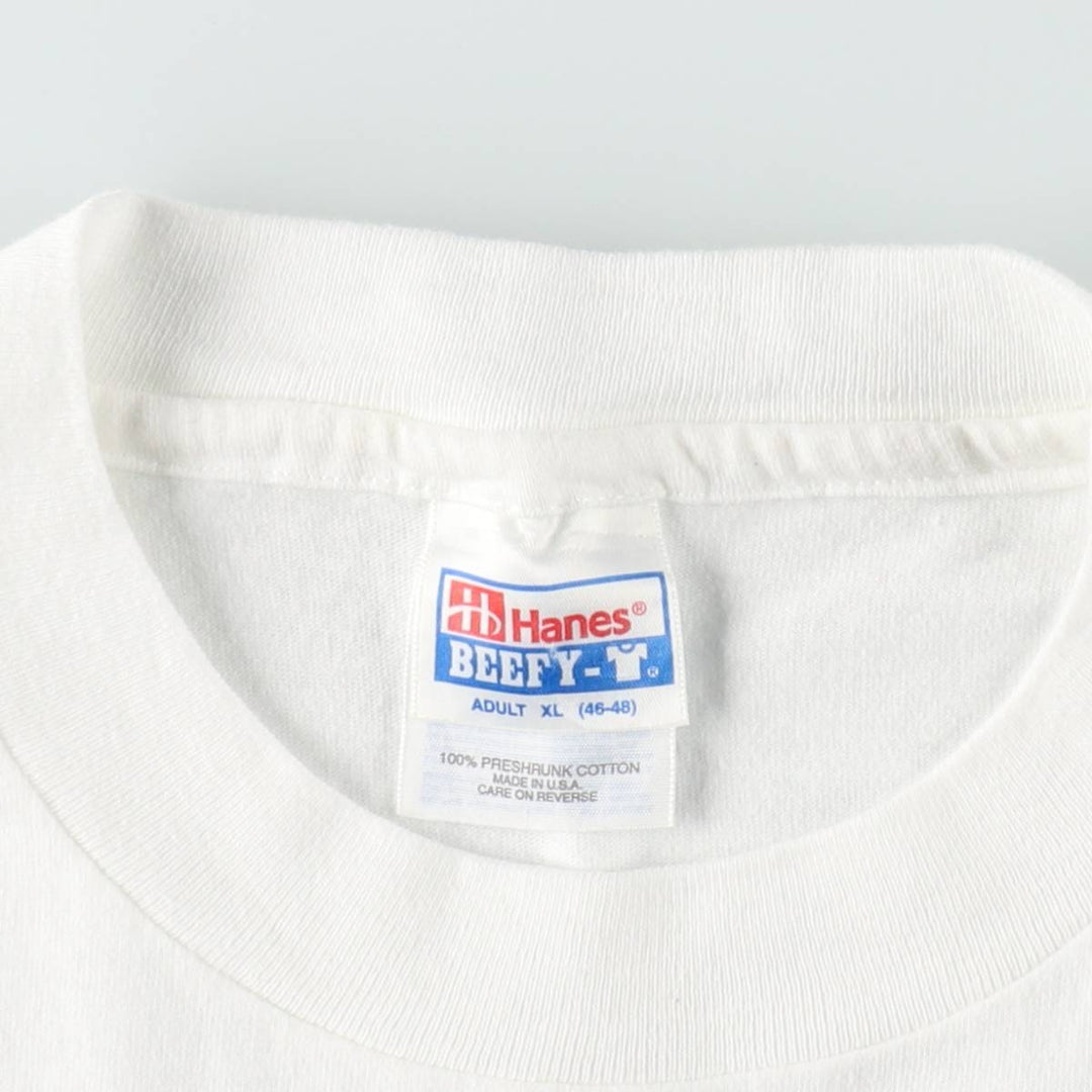 90'S Hanes Claude Monet Water Lilies Art T-Shirt, Made in USA, Men's XL equivalent, Vintage cotton white type Vintage Second Hand