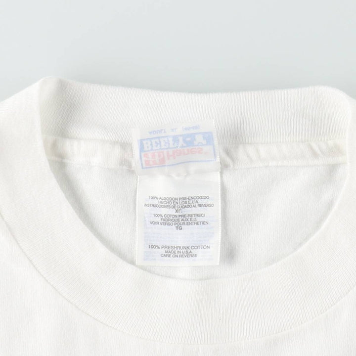 90'S Hanes Claude Monet Water Lilies Art T-Shirt, Made in USA, Men's XL equivalent, Vintage cotton white type Vintage Second Hand