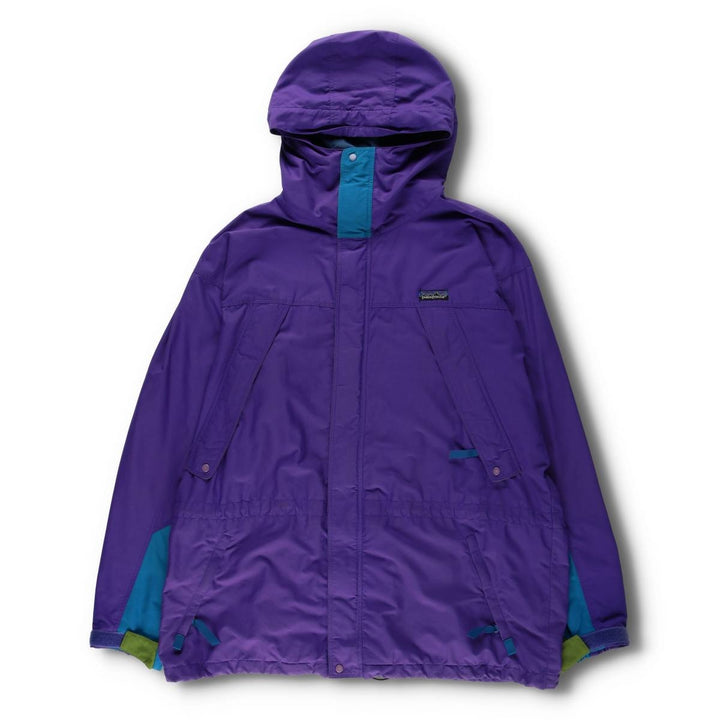 1990'S Patagonia Storm Jacket Mountain Parka Shell Jacket Men's Size L (approx.) Vintage Nylon purple type Vintage Second Hand