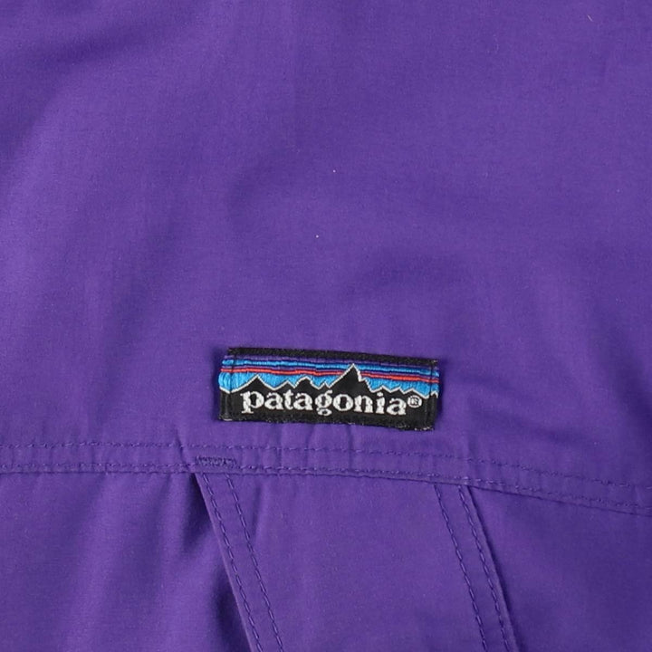 1990'S Patagonia Storm Jacket Mountain Parka Shell Jacket Men's Size L (approx.) Vintage Nylon purple type Vintage Second Hand