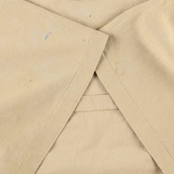 90'S Stussy Old Stussy White Tag Surf Skate T-Shirt Made in USA Men's XXL Equivalent Vintage cotton Beige type Vintage Second Hand