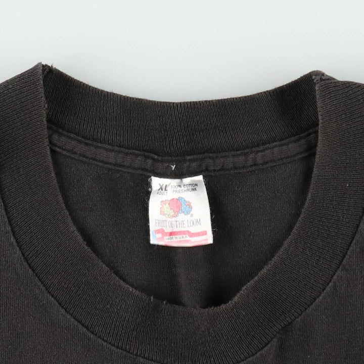 90'S Fruit of the Loom Marlboro Coyote Advertising T-Shirt, Made in USA, Men's XL equivalent, Vintage cotton black type Vintage Second Hand