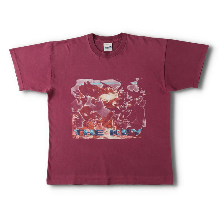 90'S Screen Stars SENSER THE KEY Band T-shirt, Men's XL equivalent, Vintage cotton wine-red Vintage Second Hand