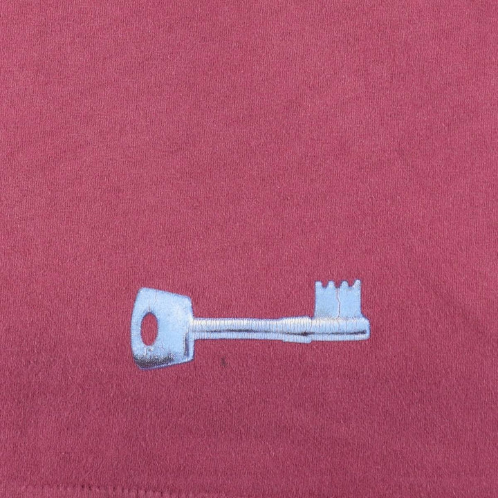 90'S Screen Stars SENSER THE KEY Band T-shirt, Men's XL equivalent, Vintage cotton wine-red Vintage Second Hand