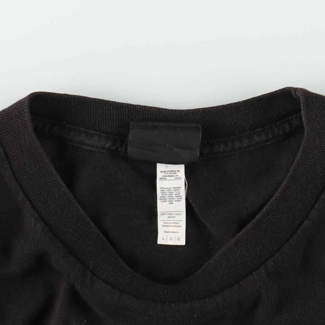 2000'S NHS Independent Surf Skate Back Print Long-Sleeve T-Shirt (Men's Size L) cotton black type Vintage Second Hand
