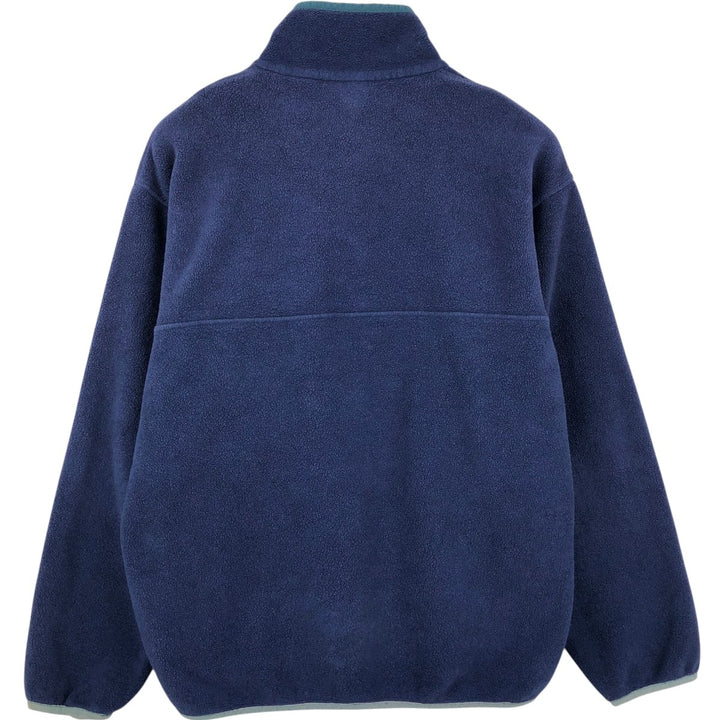 Patagonia SYNCHILLA Snap-T 25450FA13 Fleece Pullover (Men's Size M) polyester navy blue type Vintage Second Hand