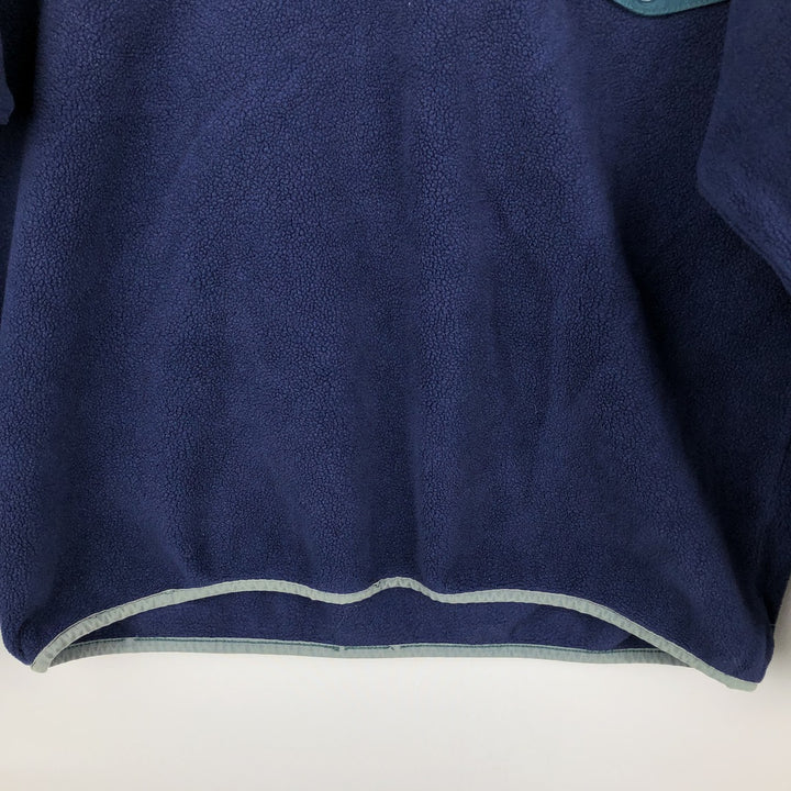 Patagonia SYNCHILLA Snap-T 25450FA13 Fleece Pullover (Men's Size M) polyester navy blue type Vintage Second Hand