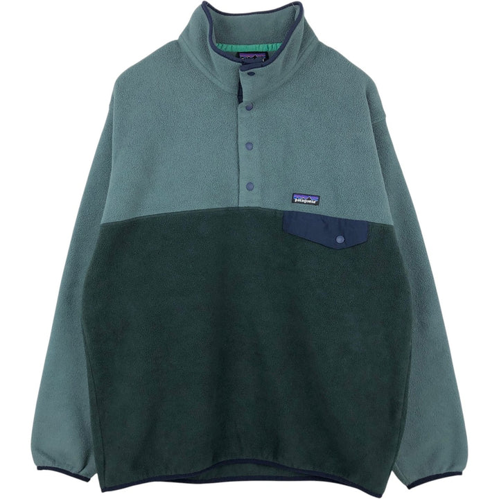 Patagonia SYNCHILLA Snap-T 25580FA16 Fleece Pullover, Men's Size L (approx.) polyester gray type Vintage Second Hand