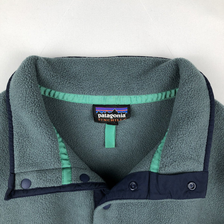 Patagonia SYNCHILLA Snap-T 25580FA16 Fleece Pullover, Men's Size L (approx.) polyester gray type Vintage Second Hand