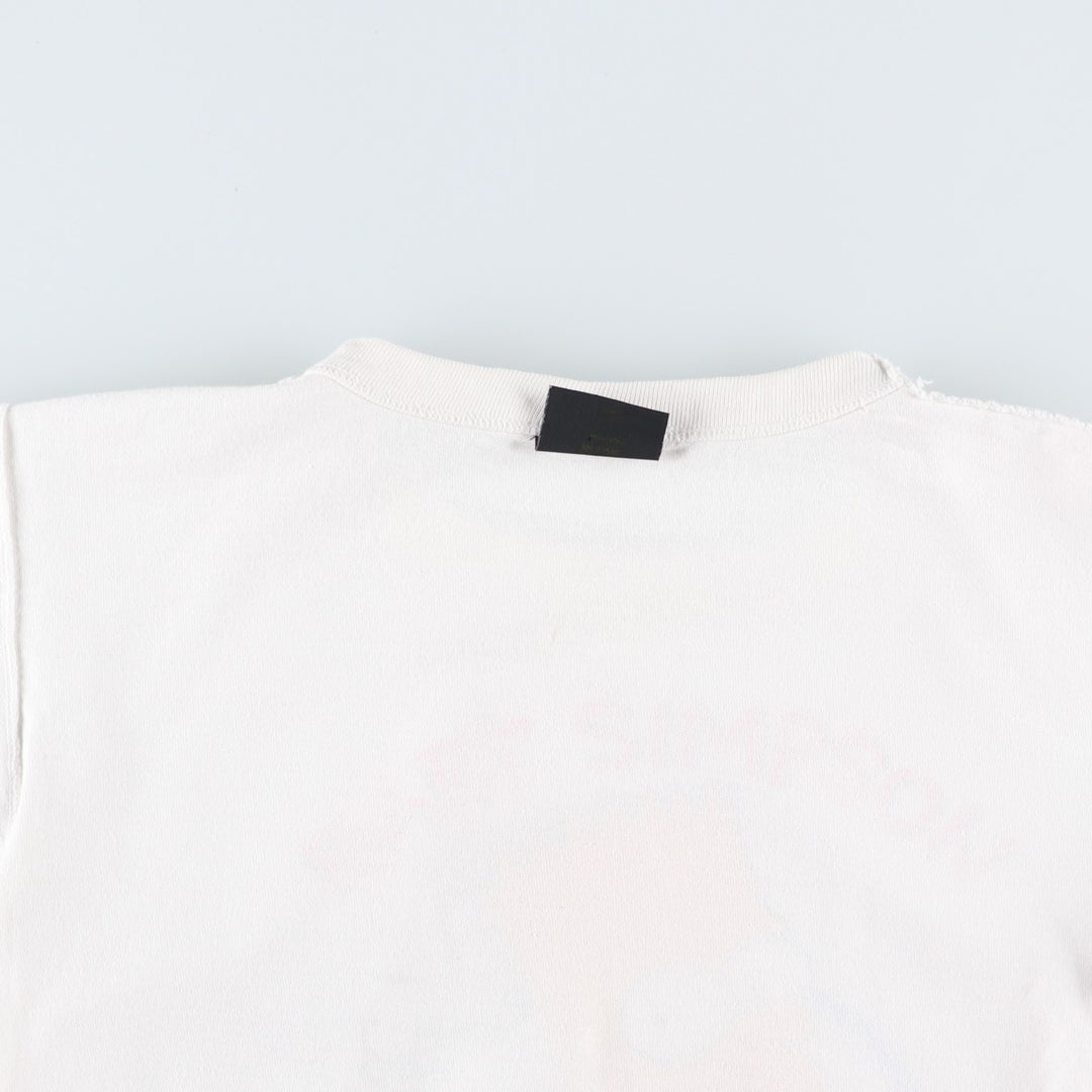 80'S Change's THE SIMPSONS Bart Simpsons Character Print T-Shirt, Women's Size S (Equivalent), Vintage unclear white type Vintage Second Hand