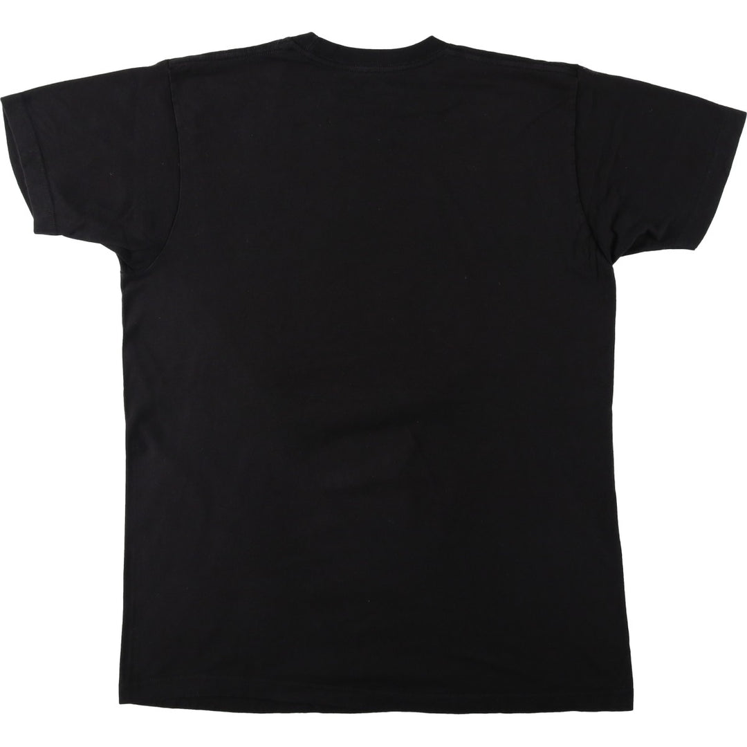 HOWL'S MOVING CASTLE Character Print T-Shirt (Men's Size L) cotton black type Vintage Second Hand