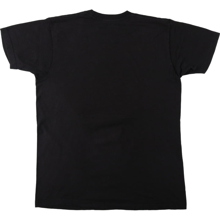HOWL'S MOVING CASTLE Character Print T-Shirt (Men's Size L) cotton black type Vintage Second Hand