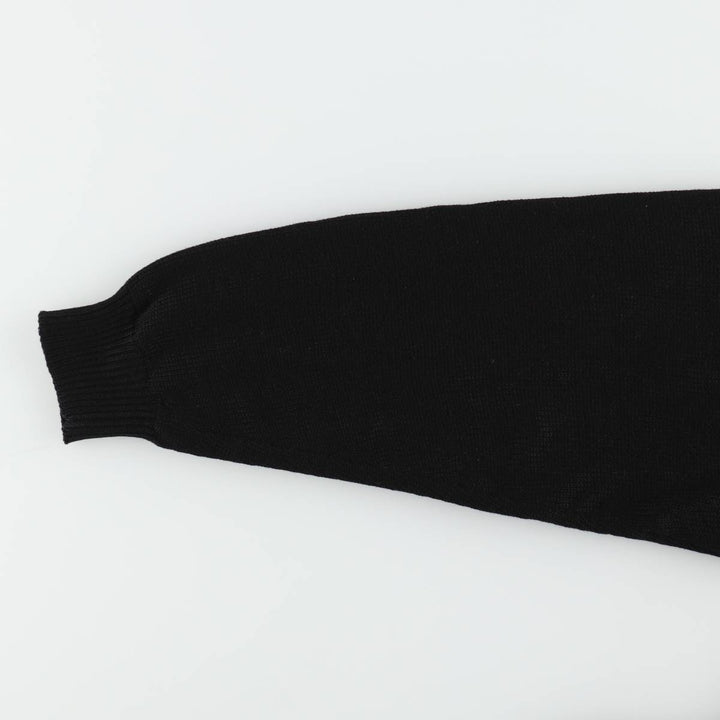 90'S GAP Old Gap Cotton Knit Sweater, Made in England, Men's Size M (approx.), Vintage cotton black type Vintage Second Hand