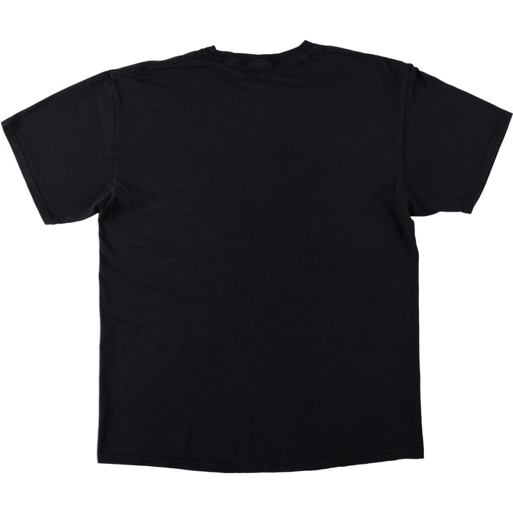 HOWL'S MOVING CASTLE Character Print T-Shirt (Men's Size L) cotton black type Vintage Second Hand