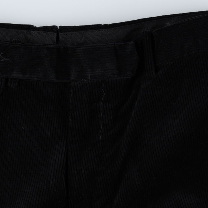 Ralph Lauren POLO by Ralph Lauren SUFFIELD PANT Corduroy Pants Men's W37 (approx.) cotton black type Vintage Second Hand