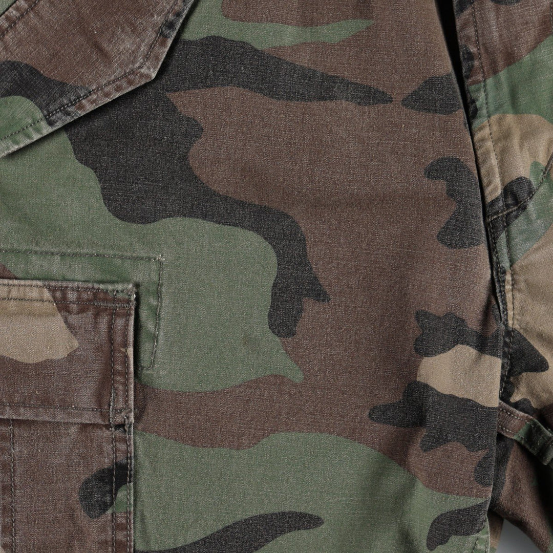 Civilian-made Ralph Lauren POLO RALPH LAUREN camouflage pattern woodland camo military cargo pants, men's size W34 (approx.) cotton Khaki type Vintage Second Hand