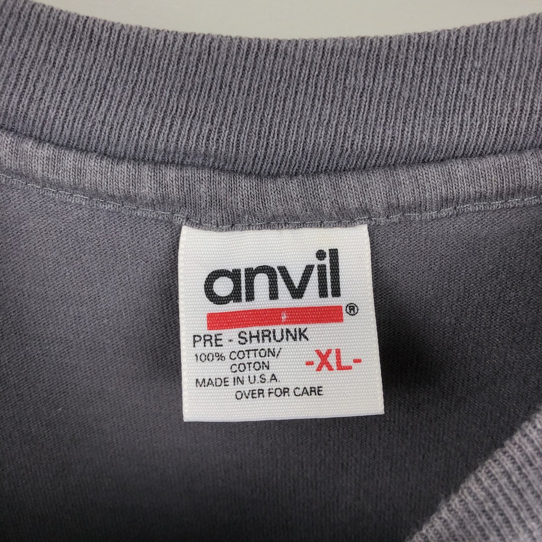 Anvil 311 Band T-Shirt, Made in USA, Men's XL equivalent. cotton Charcoal Vintage Second Hand