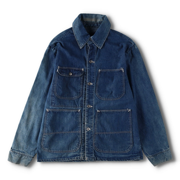 Vintage denim coveralls from the 1950s-1960s, men's size M. unclear blue type Vintage Second Hand