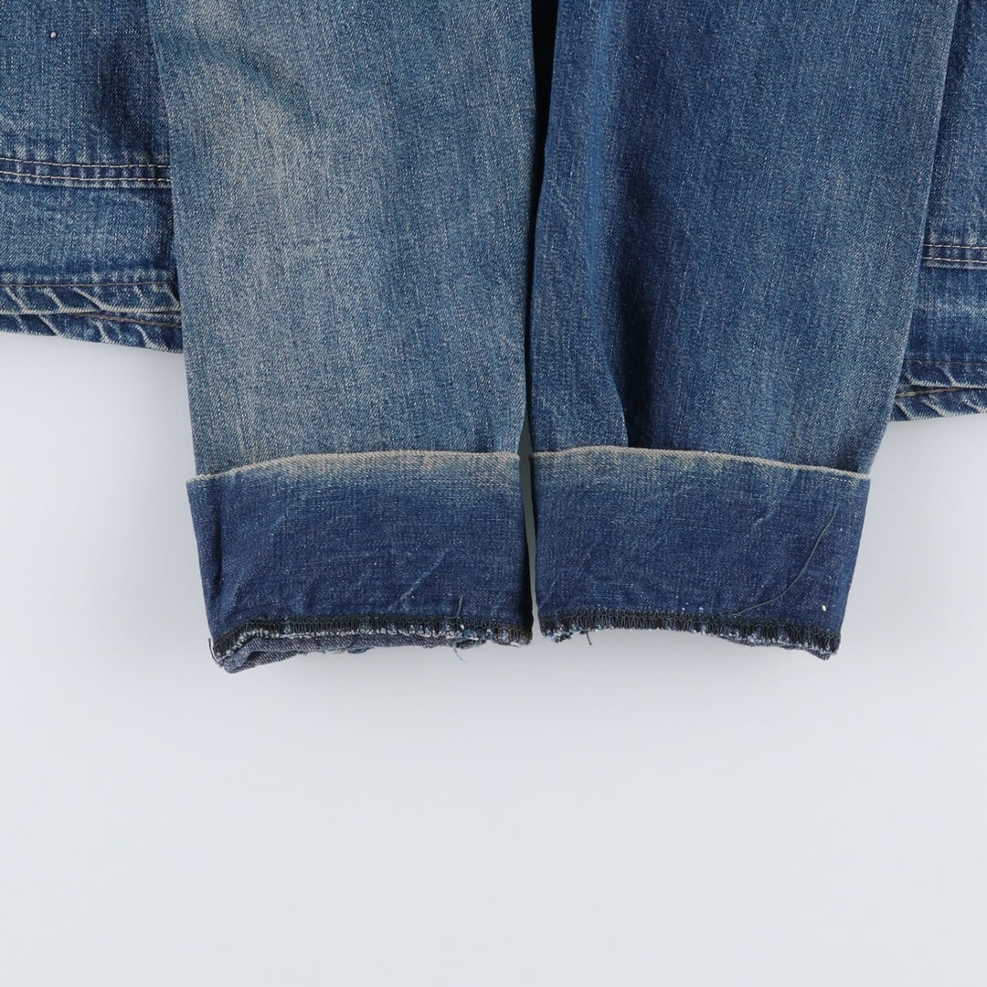 Vintage denim coveralls from the 1950s-1960s, men's size M. unclear blue type Vintage Second Hand