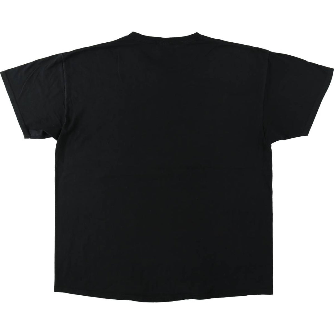 HOWL'S MOVING CASTLE Character Print T-Shirt (Men's XL equivalent) cotton black type Vintage Second Hand