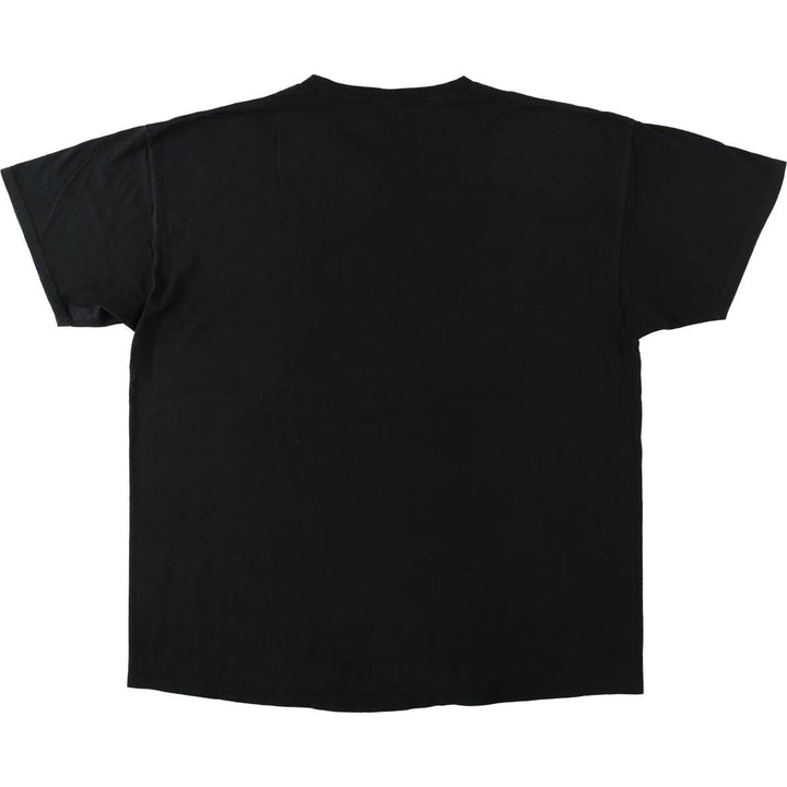 HOWL'S MOVING CASTLE Character Print T-Shirt (Men's XL equivalent) cotton black type Vintage Second Hand
