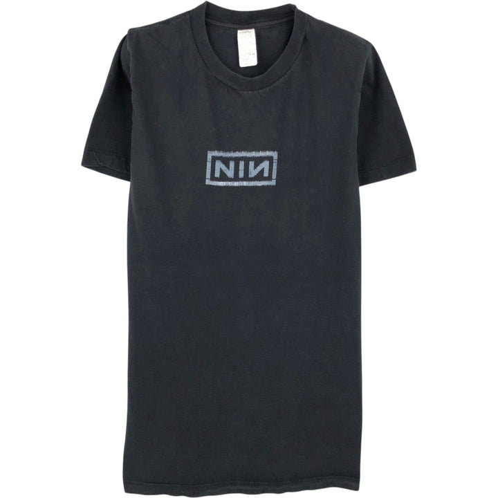 NINE INCHI NAILS Band T-shirt (Men's size S) cotton black type Vintage Second Hand
