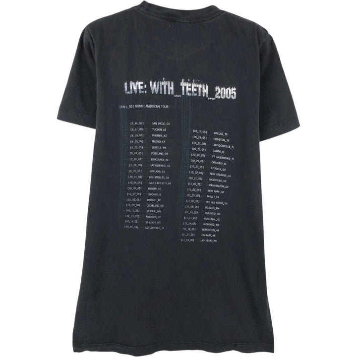 NINE INCHI NAILS Band T-shirt (Men's size S) cotton black type Vintage Second Hand