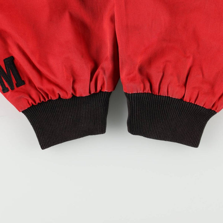 Marlboro reversible back logo cotton blouson, men's size L cotton black type Vintage Second Hand
