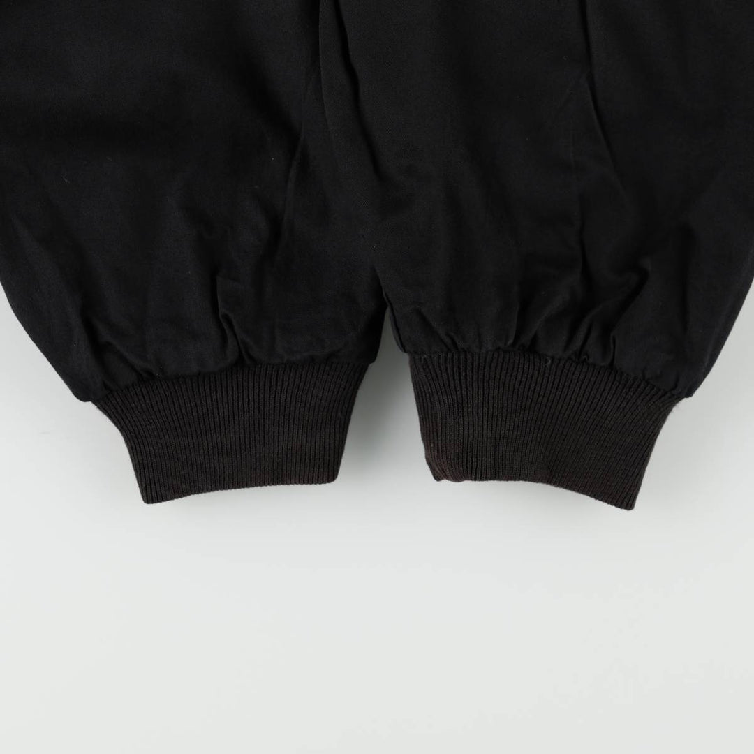 Marlboro reversible back logo cotton blouson, men's size L cotton black type Vintage Second Hand