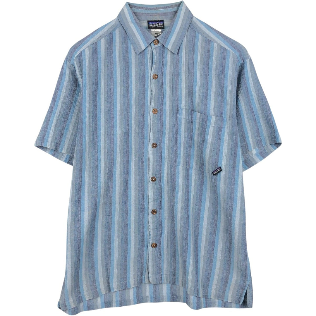 2000'S Patagonia Organic Cotton A Organic cotton blue type Vintage Second Hand