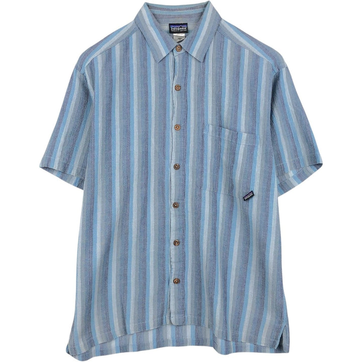 2000'S Patagonia Organic Cotton A Organic cotton blue type Vintage Second Hand
