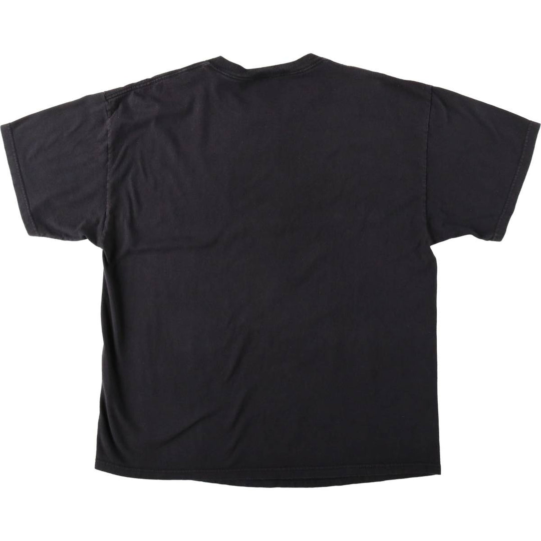 2000'S Delta THE SIMPSONS Munch's Scream parody character print T-shirt, men's size XL equivalent. cotton black type Vintage Second Hand