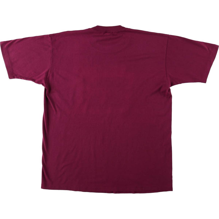 80s-90'S JERSEY'S KRAFTMAID Spiderweb Advertising T-Shirt, Men's XL equivalent, Vintage cotton wine-red Vintage Second Hand