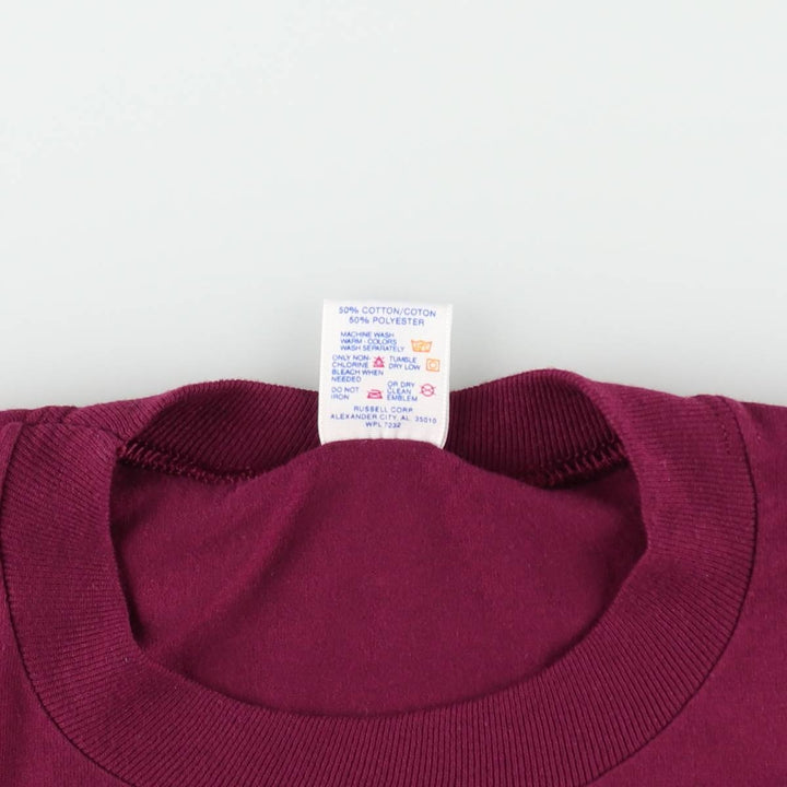 80s-90'S JERSEY'S KRAFTMAID Spiderweb Advertising T-Shirt, Men's XL equivalent, Vintage cotton wine-red Vintage Second Hand