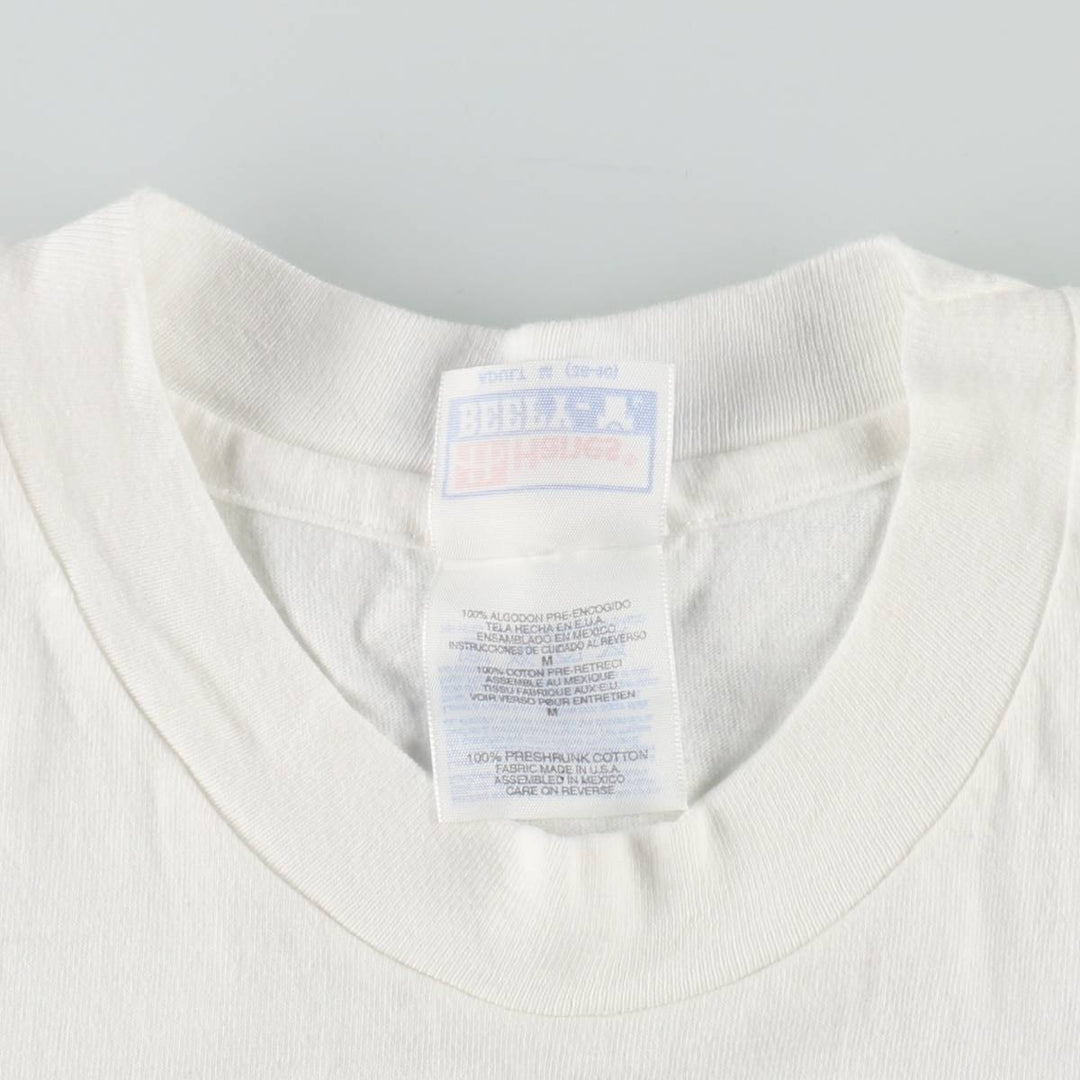 90'S Hanes BEEFY-T insect print t-shirt, men's size M equivalent, vintage. cotton black type Vintage Second Hand