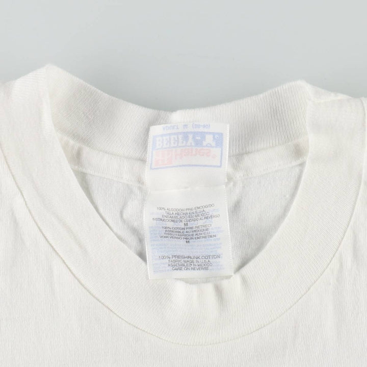 90'S Hanes BEEFY-T insect print t-shirt, men's size M equivalent, vintage. cotton black type Vintage Second Hand