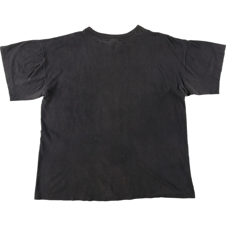 90'S EINSTEIN (Einstein) T-shirt, Men's XXL equivalent, Vintage cotton black type Vintage Second Hand