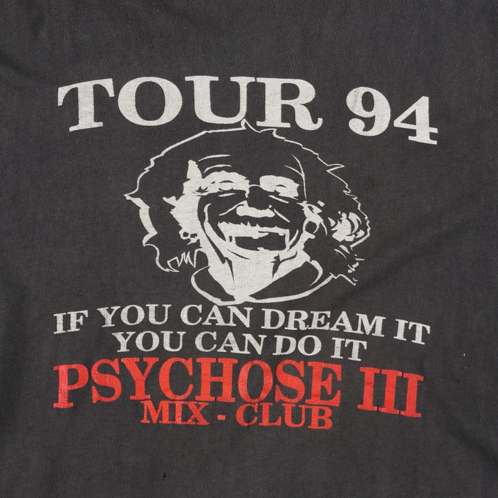 90'S EINSTEIN (Einstein) T-shirt, Men's XXL equivalent, Vintage cotton black type Vintage Second Hand