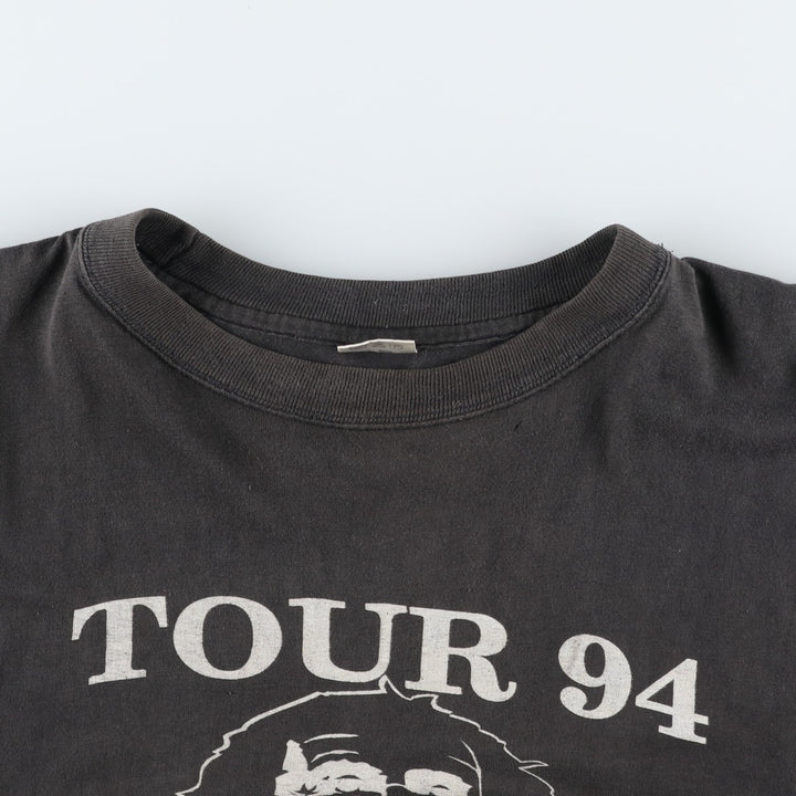 90'S EINSTEIN (Einstein) T-shirt, Men's XXL equivalent, Vintage cotton black type Vintage Second Hand