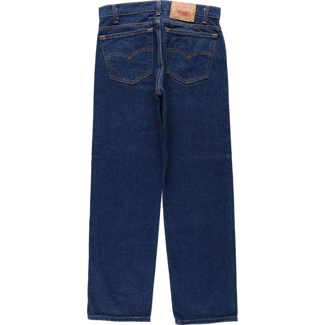 ~1990'S Levi's 505-0217 Tapered Denim Pants, Made in USA, Men's Size W31 (approx.), Vintage cotton blue type Vintage Second Hand