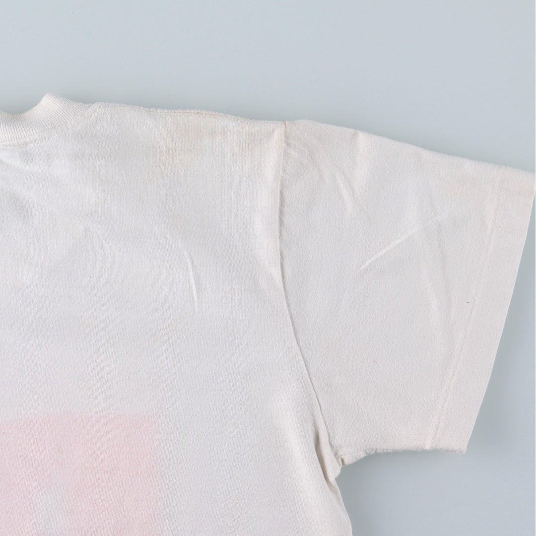 90'S Nike Silver Tag Printed T-Shirt, Made in USA, Men's Size S (Equivalent), Vintage polyester white type Vintage Second Hand