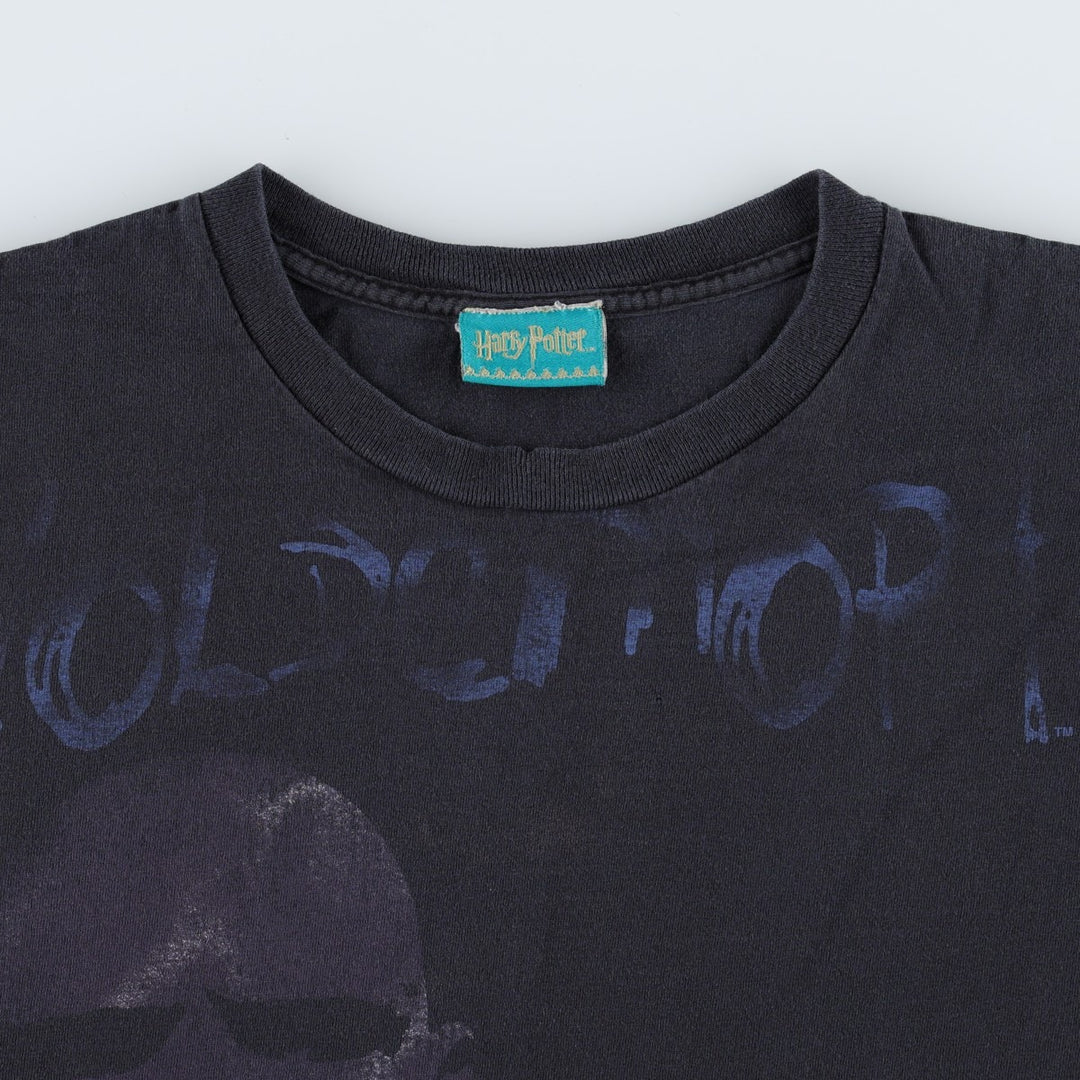 2000'S Harry Potter Voldemort Movie T-shirt, Men's XL equivalent. unclear black type Vintage Second Hand