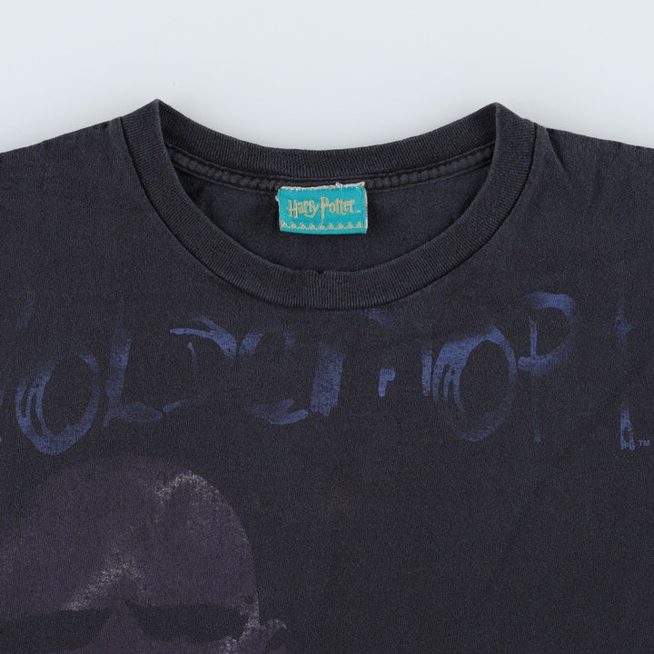 2000'S Harry Potter Voldemort Movie T-shirt, Men's XL equivalent. unclear black type Vintage Second Hand