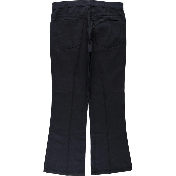 1970'S Levi's STA-PREST 646-4459 Flare Pants, Men's W34 (approx.), Vintage unclear black type Vintage Second Hand