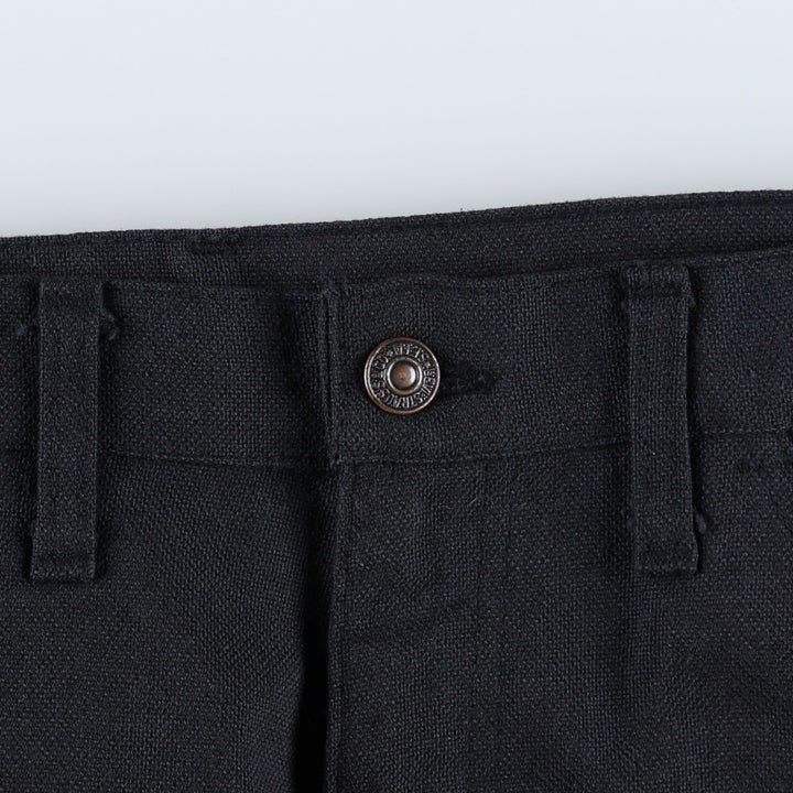 1970'S Levi's STA-PREST 646-4459 Flare Pants, Men's W34 (approx.), Vintage unclear black type Vintage Second Hand