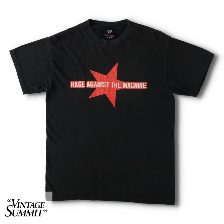 2000'S WWE Rage Against the Machine Band T-shirt (Men's Size M) unclear black type Vintage Second Hand