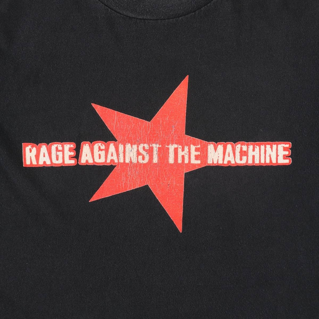 2000'S WWE Rage Against the Machine Band T-shirt (Men's Size M) unclear black type Vintage Second Hand