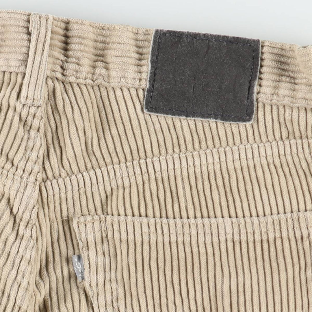 90'S Levi's Silver Tab Straight Loose Corduroy Pants, Men's W31 (approx.), Vintage cotton Beige type Vintage Second Hand