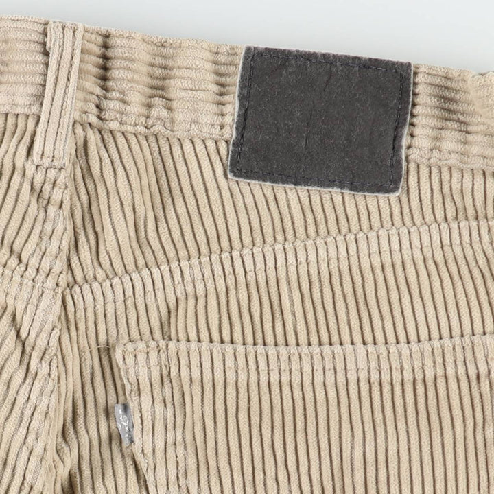 90'S Levi's Silver Tab Straight Loose Corduroy Pants, Men's W31 (approx.), Vintage cotton Beige type Vintage Second Hand